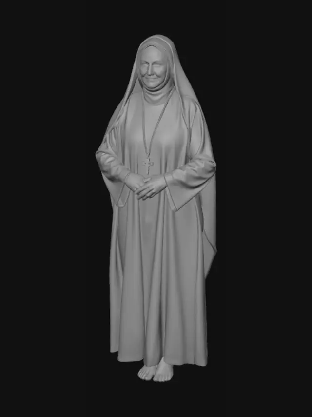 3D model for Uma carmelita descalça