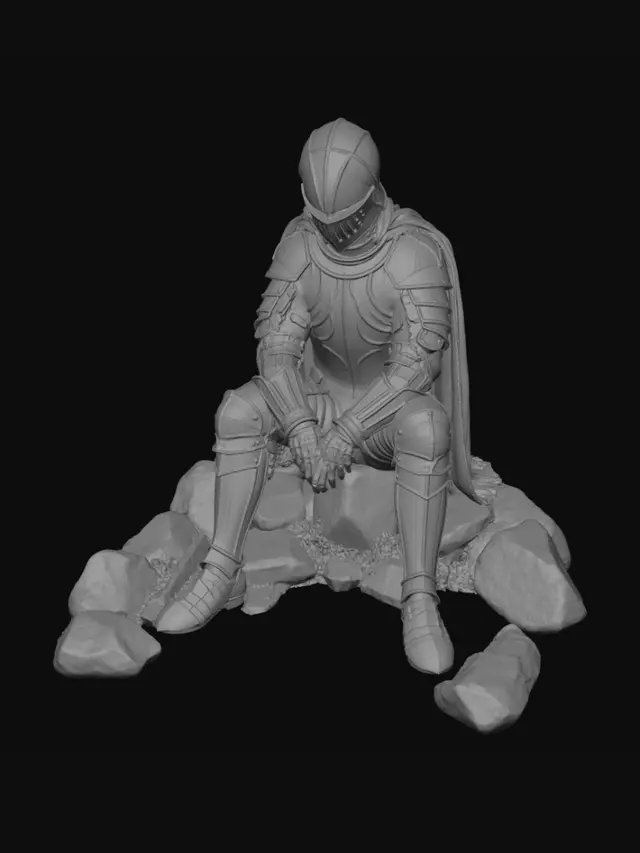 3D model for Mistbound Knight by the Lake