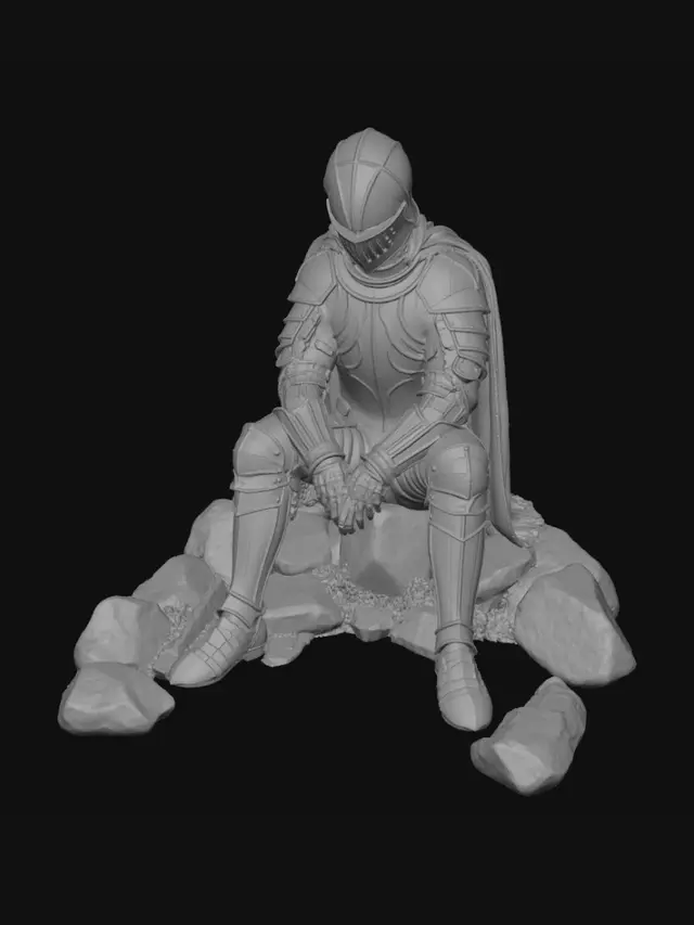 3D model for Mistbound Knight by the Lake
