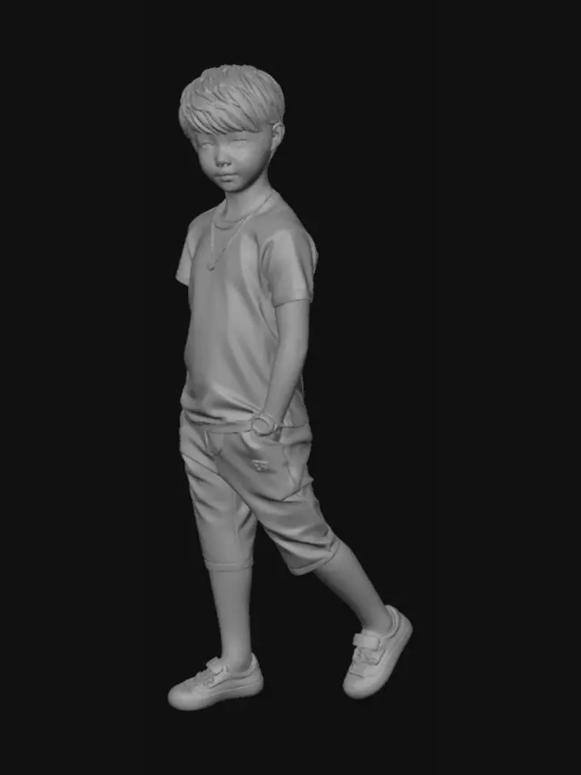 3D model for Brushstroke Boy