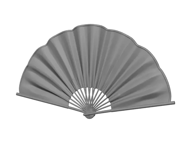 3D model for Japanese festival cheer prop, oversized ornate golden folding fan merged with glowing cheer sticks, decorated with cherry blossom and wave patterns in red and gold lacquer finish, long bamboo-style handle with flowing silk tassels in red and white, festive celebration atmosphere, shimmering metallic surface with subtle glow effect, 3D asset, game-ready, isolated on a solid white background, high quality, detailed, 8K