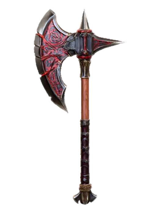 Eclipse Axe 3D model, vytvořený pomocí AI