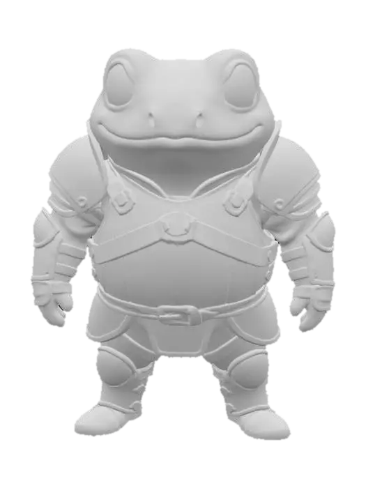 3D model for Frog Knight