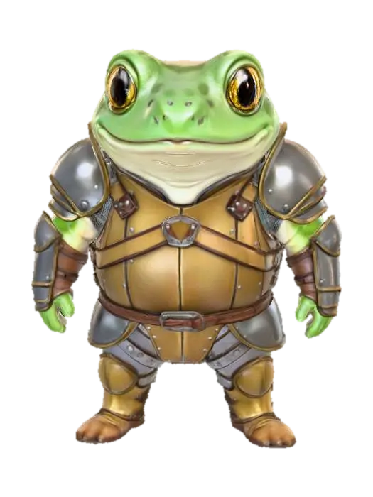 3D model for Frog Knight