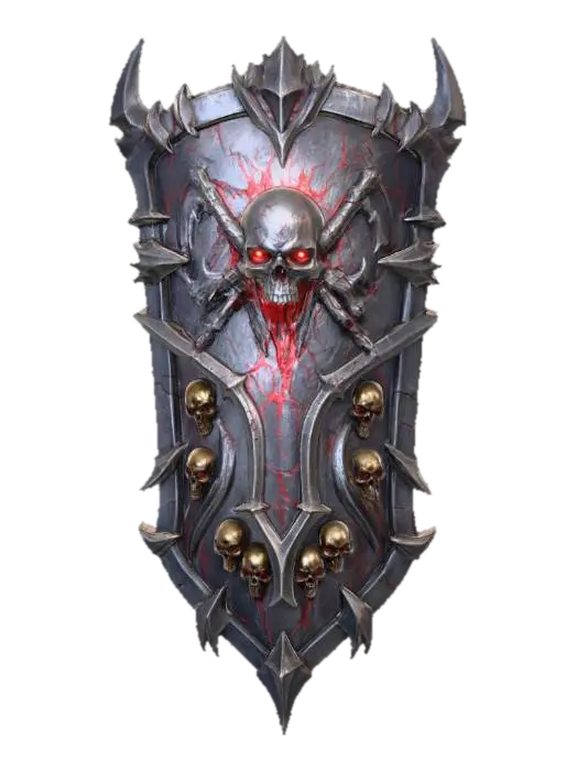 3D model for Crimson Skull Shield