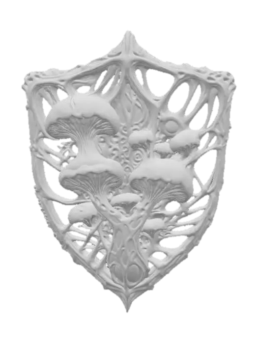 3D model for Mushroom Shield