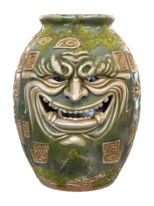 3D model for Cracked Mask Jar, #villain#