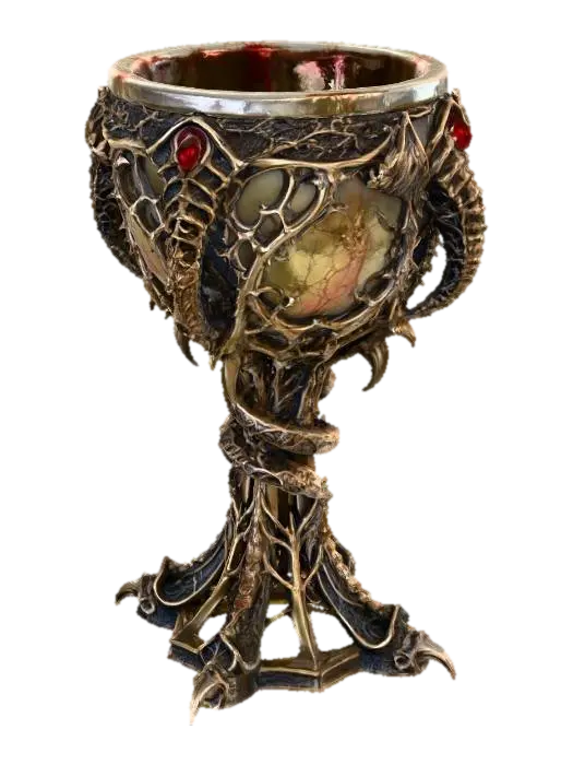 Bloodthorn Chalice 3D model, vytvořený pomocí AI
