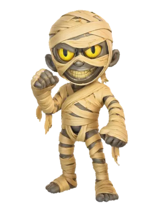 3D model for Mischievous Mummy, #Halloween2025#