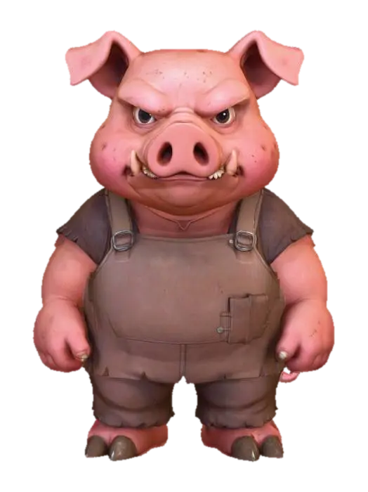 3D model for Gruff Piggy, #Halloween2025#