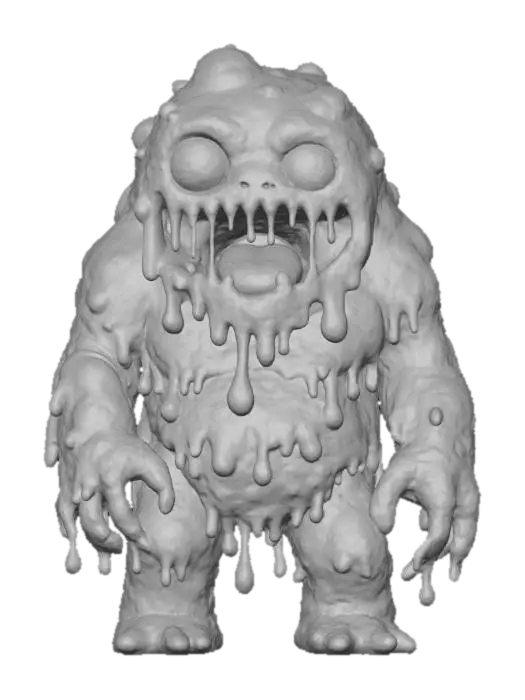 3D model for Glowing Ooze Monster