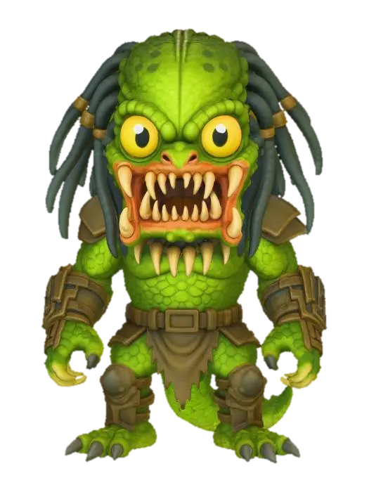 3D model for Green Beastling
