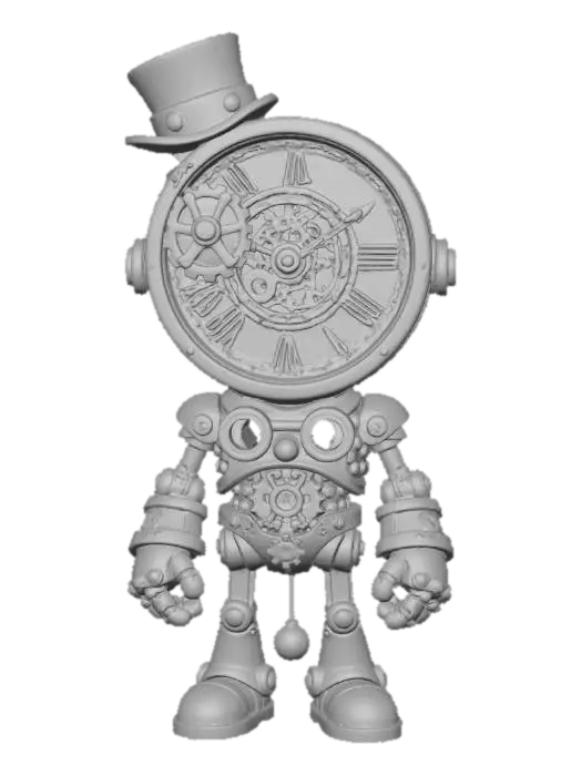 3D model for Steampunk Timekeeper