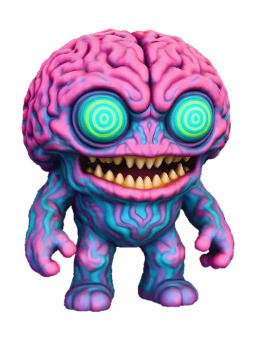3D model for Whimsical Brainy Beast
