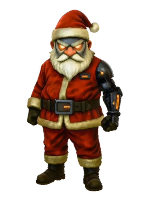 3D model for Cyber Claus Unleashed, #Christmas2025#