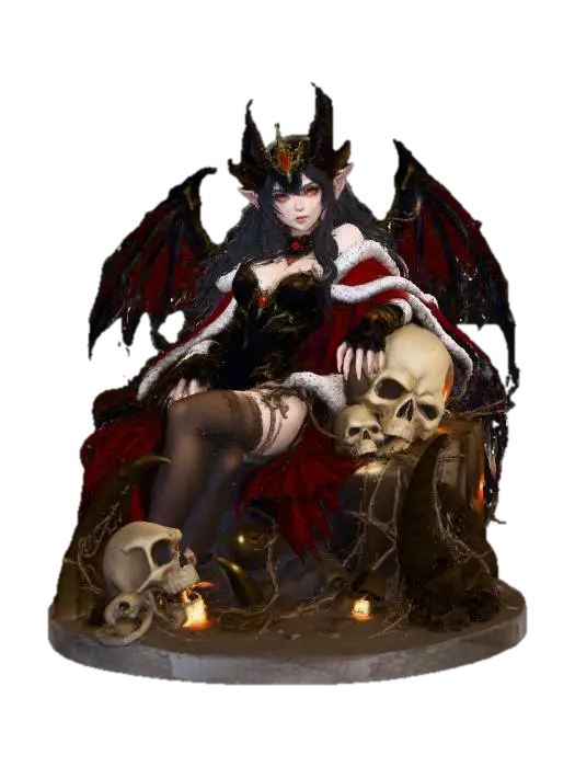 Infernal Enchantress, #Christmas2025# - Xmas 3D model, vytvořený pomocí AI