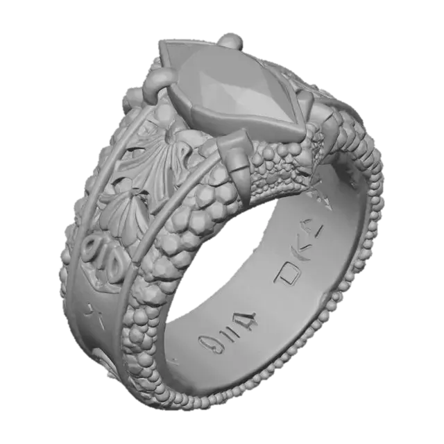 3D model for Dragon's Heart Ring