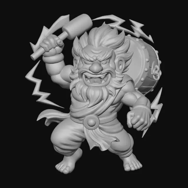 3D model for Thunderous Drum Warrior