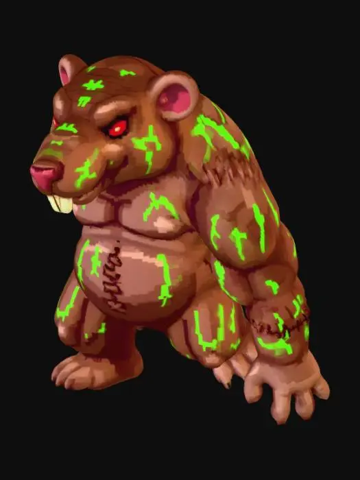 3D model for Verdant Behemoth Rat Ogre