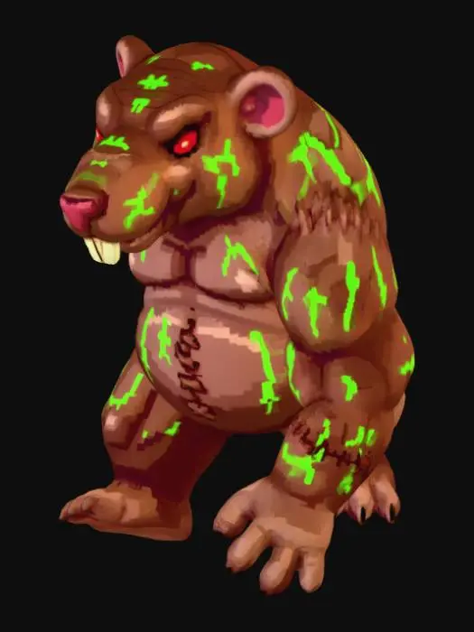 3D model for Verdant Behemoth Rat Ogre