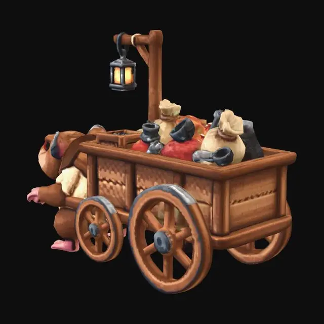 3D model for Ratman Trade Cart