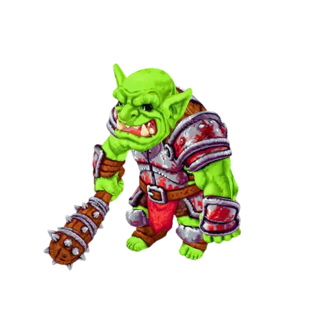 Ironjaw the Ironclad Orc - Rts 3D model, AI generated