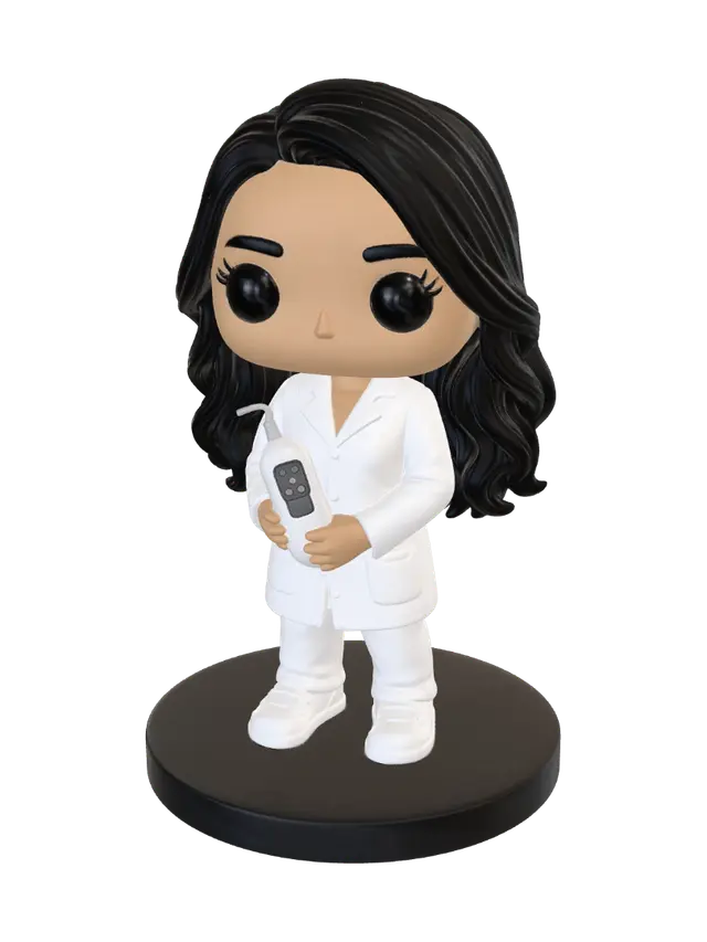 White Coat Doctor - Profession 3D model, vytvořený pomocí AI