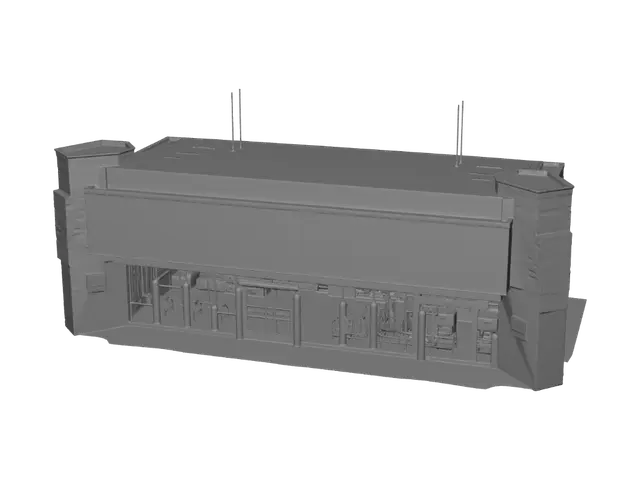 3D model for Walmart Exterior at Dusk