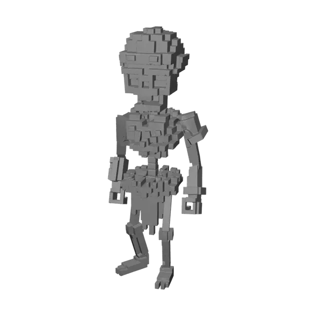 3D model for Stylized Skeleton Anatomy