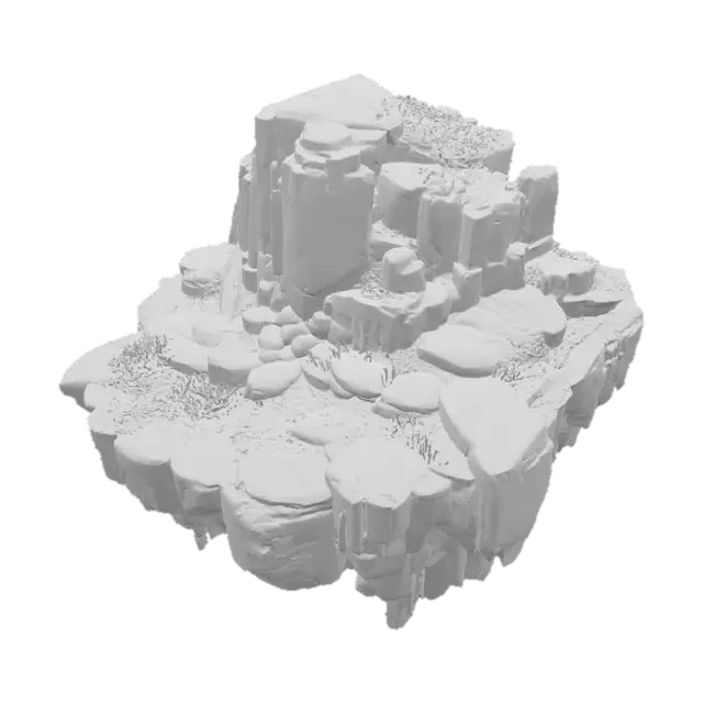 3D model for Floating Plateau