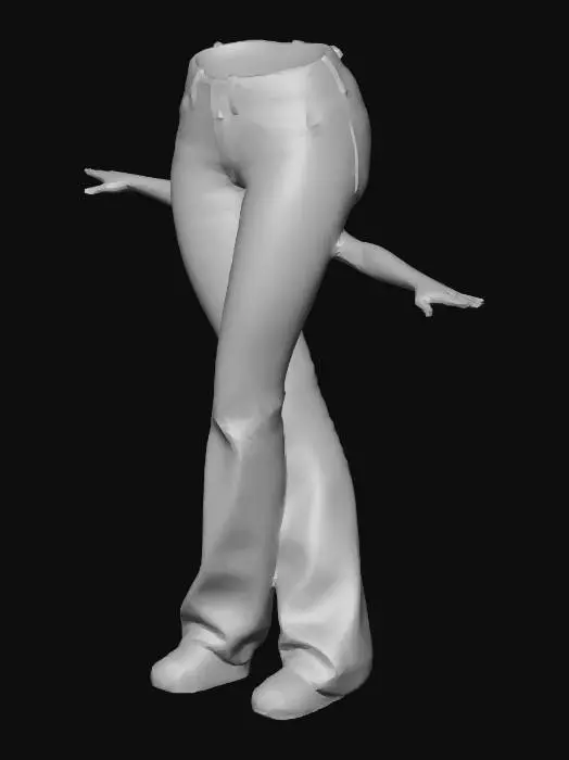 3D model for ジーンズ