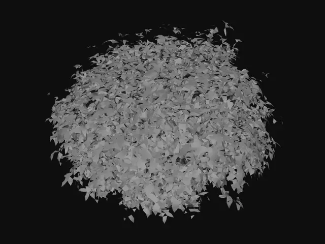 3D model for Dense fantasy forest bush, dark green leaves, slightly overgrown magical forest plant, stylized fantasy low poly, hand painted textures, topdown readable silhouette, witcher inspired, lord of the rings inspired, game ready, optimized geometry, realistic proportions, single asset, centered, neutral background, clean topology