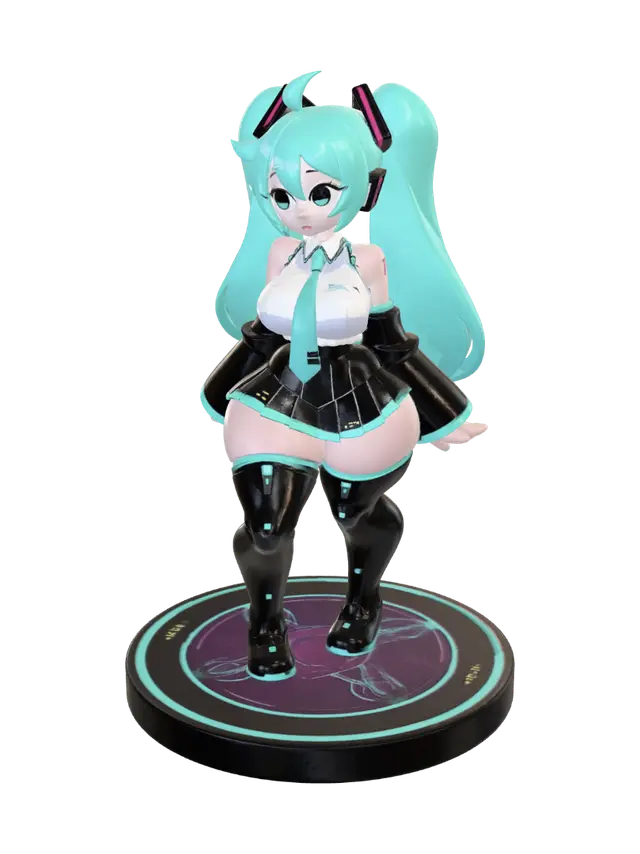 3D model for Hatsune Miku Neon Uniform