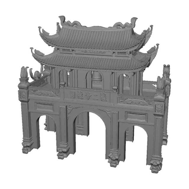 3D model for Gate of the Dragons