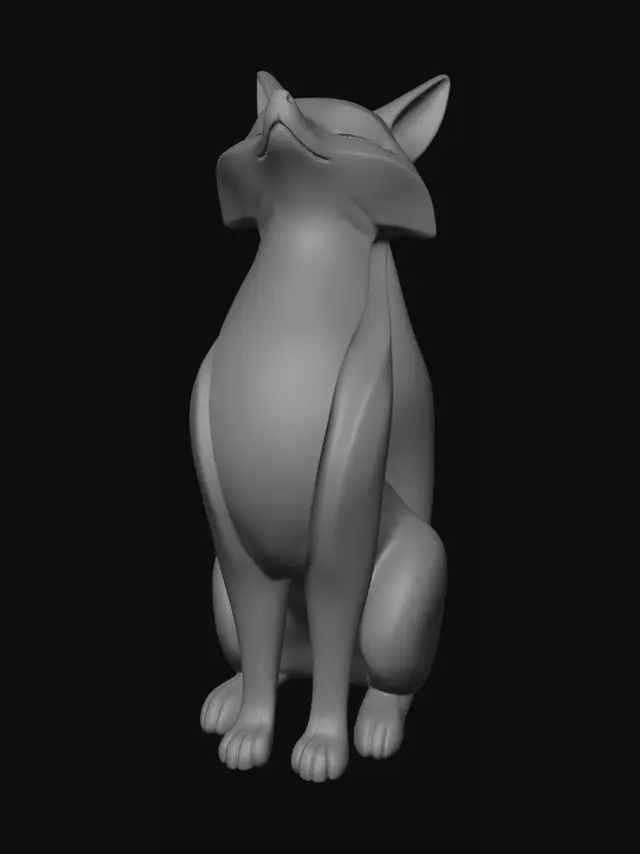 3D model for Whispering Timber Cat