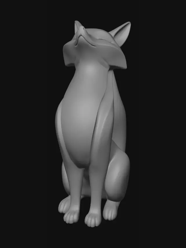 3D model for Whispering Timber Cat
