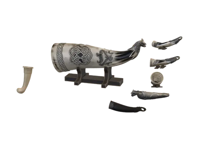 3D model for Wikiński róg do picia – rekonstrukcja