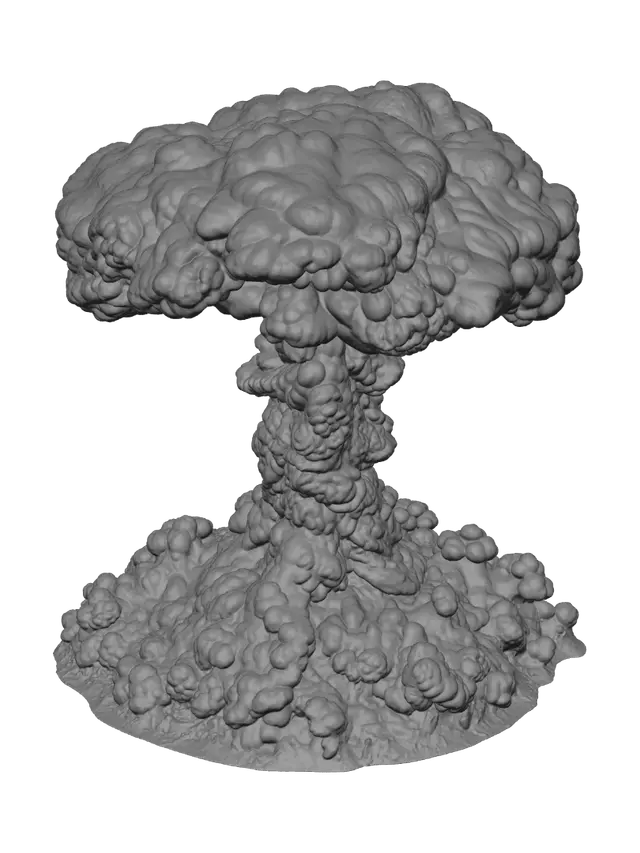 3D model for Mushroom Cloud of Fire