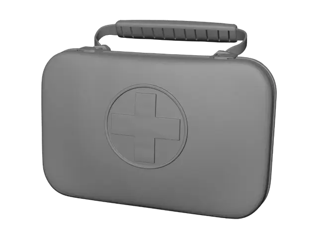 3D model for Red First Aid Kit