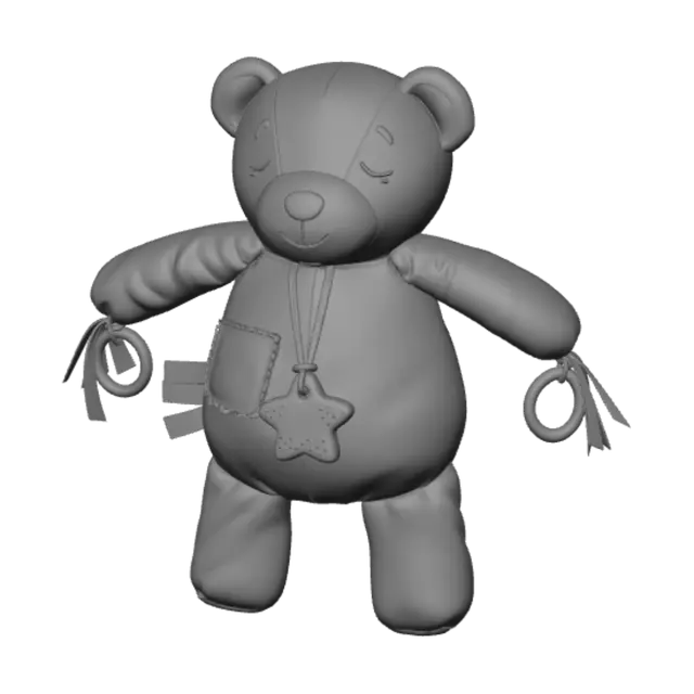 3D model for Pastel Patchwork Bear