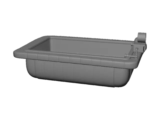 3D model for Blue Tile Pool with Fish
