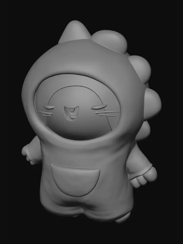 3D model for Green Dino Onesie