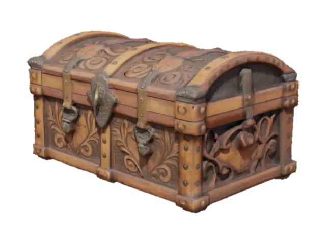3D model for Antique Treasure Chest