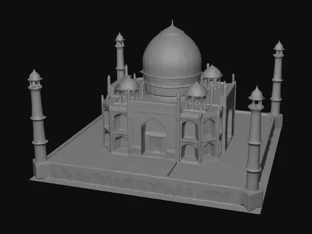 3D model for Taj Mahal