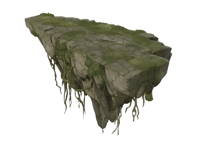 Rocky Root Fragment का AI द्वारा बनाया गया 3D मॉडल