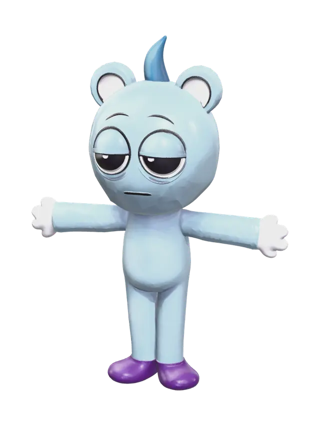3D model for Low-Poly Sprunki Sky