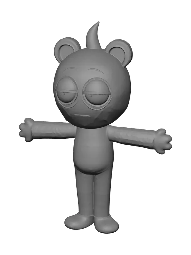 3D model for Low-Poly Sprunki Sky