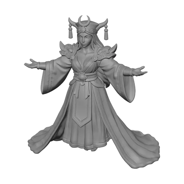 3D model for Chinese Moonlit Priestess