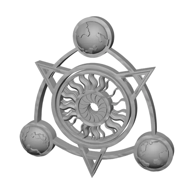 3D model for Celestial Eye Sigil