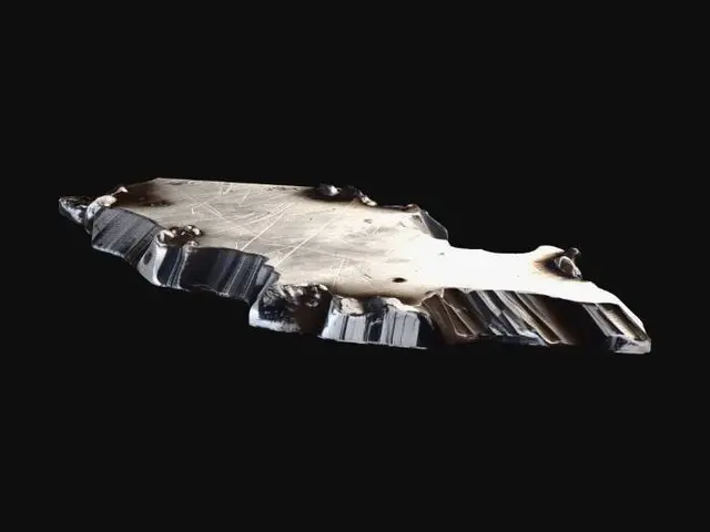 3D model for Scratched Steel Fragment